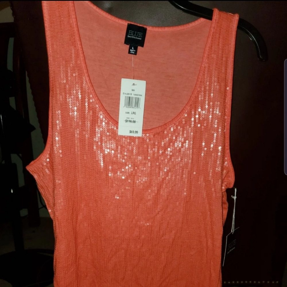 Saks Sequin Tank